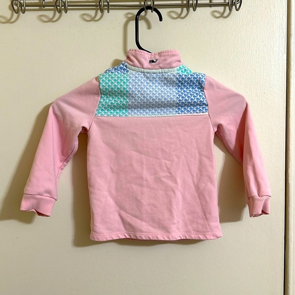 EUC Vineyard Vines Girls Shep Shirt Quarter Zip Pullover - Picture 2 of 3